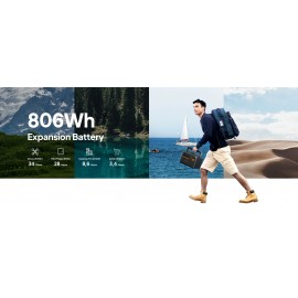 BLUETTI B80P PREMIUM | Bateria de Expansão | 806 Wh