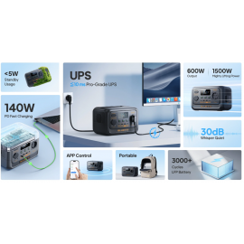 BLUETTI Premium 30 V2. Estação de Energia Portátil 600 W