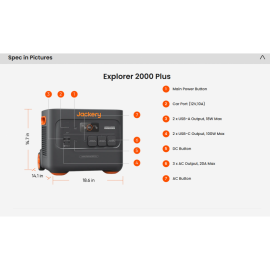 Jackery Battery 2000 Plus |2000w|