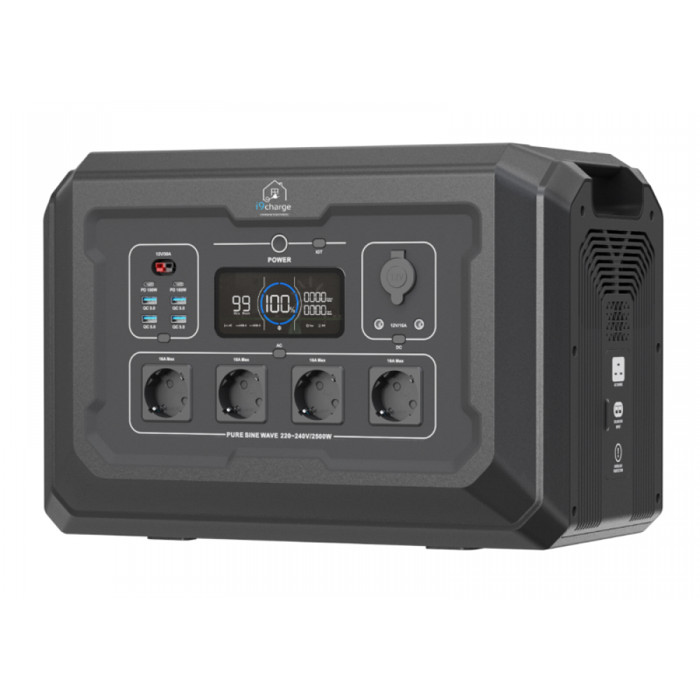 i9Power Estação de Energia Portátil S2 2500W