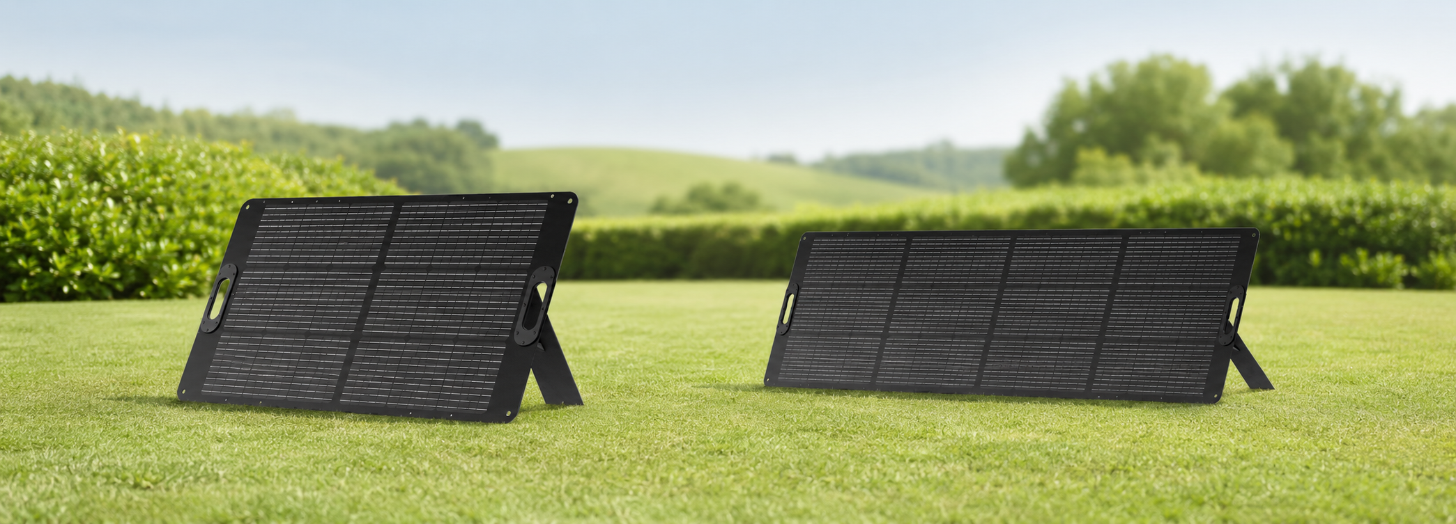 Painéis solares portáteis 
