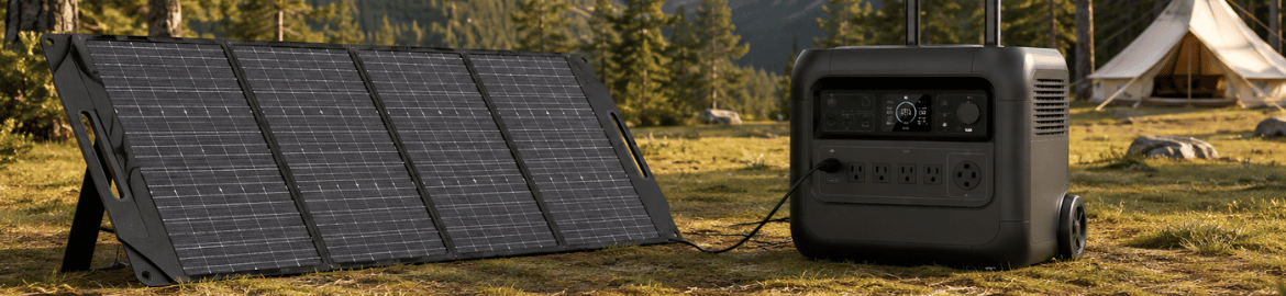 Estações de energia portáteis e painéis solares: como funcionam em conjunto?